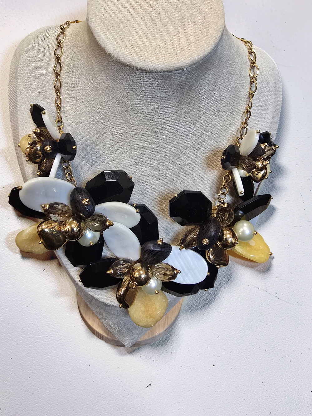 Kate Spade Orchidia Blooms Statement Necklace
